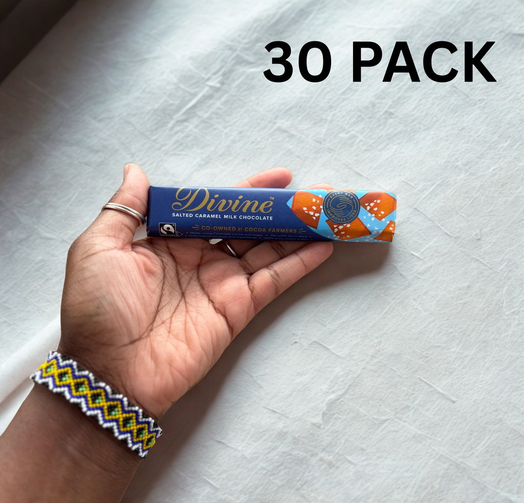 Divine Salted Caramel Milk Chocolate Bar – 35g